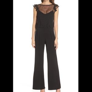 Julia Jordan Illusion Neck Jumpsuit - Size 2